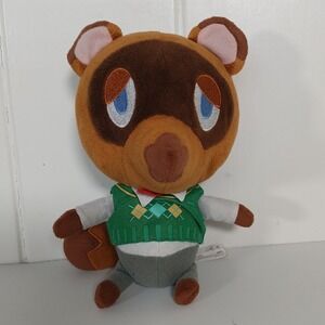 Animal Crossing Tom‎ Nook Plush Little Buddy Nintendo 2015 San-Ei Raccoon 7 Inch